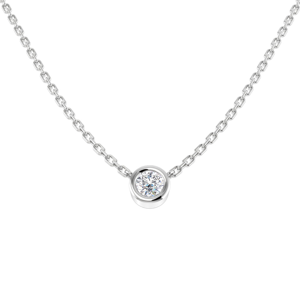 SN1621 — Necklace - 9k White Gold