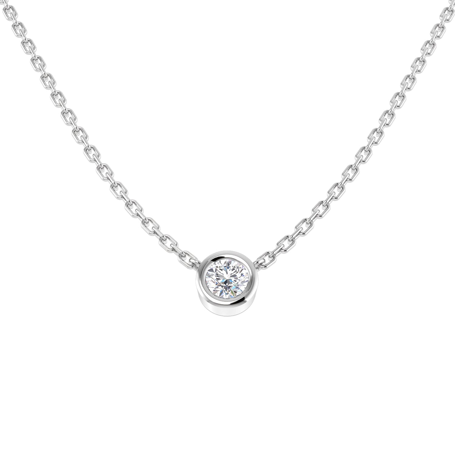 SN1621 — Necklace - 9k White Gold
