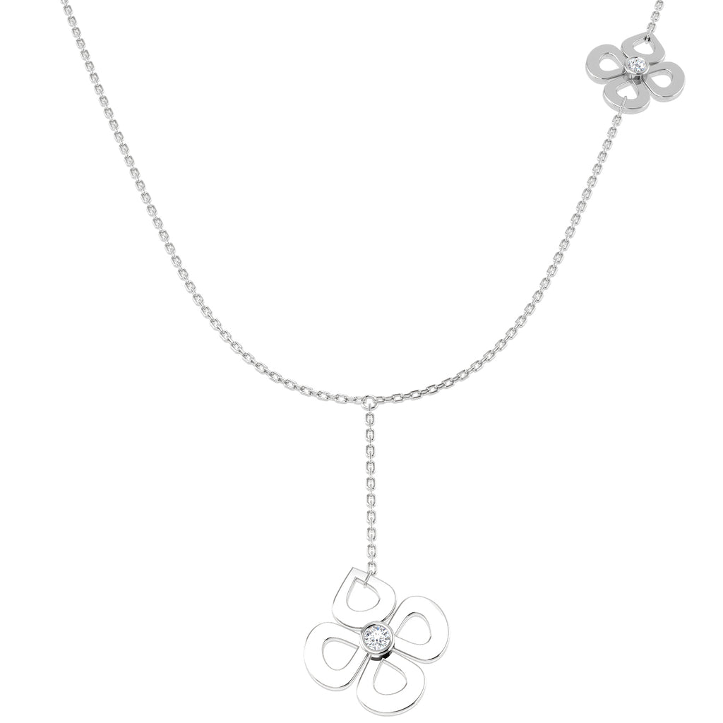 SN1627 — Necklace - 9k White Gold