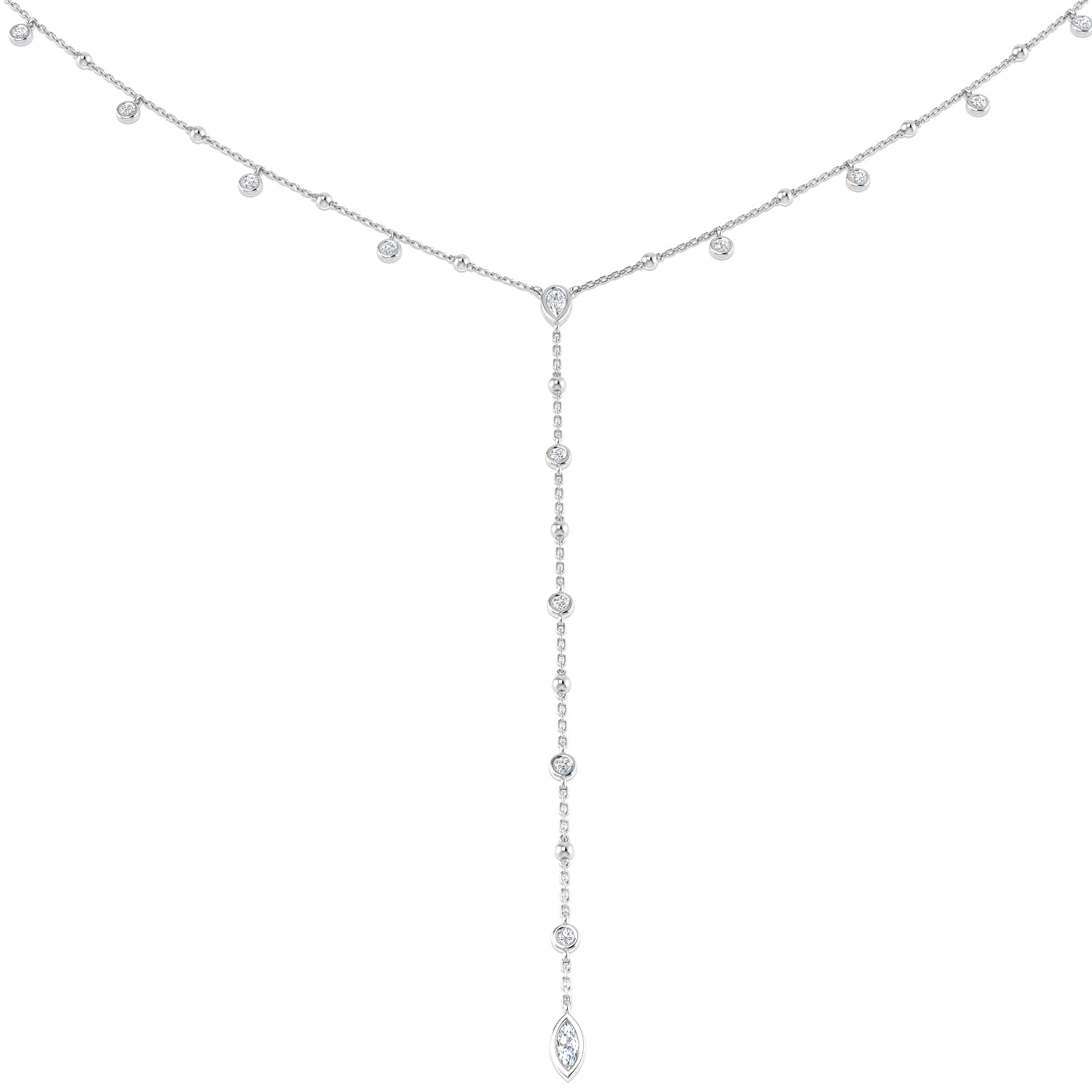 SN1630 — Necklace - 9k White Gold