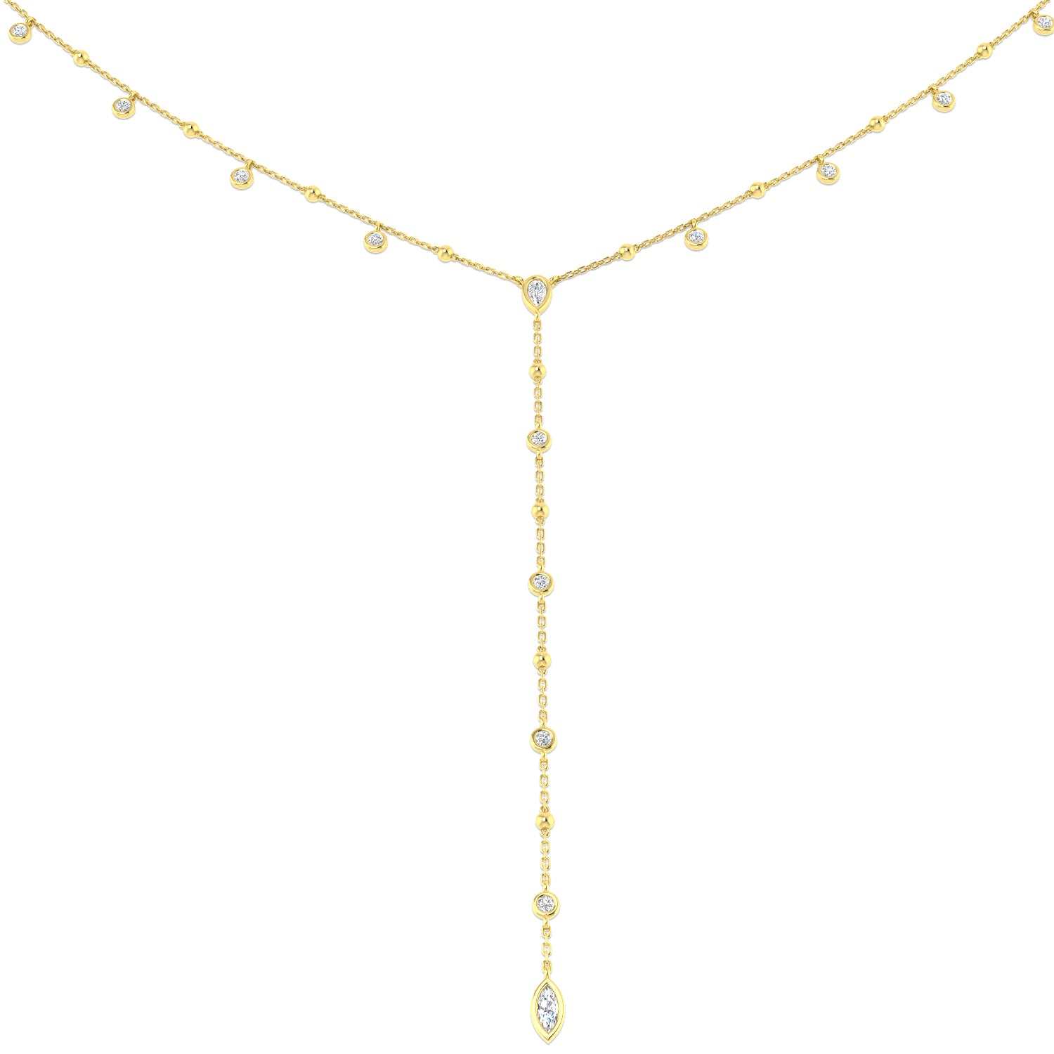 SN1630 — Necklace - 9k Yellow Gold
