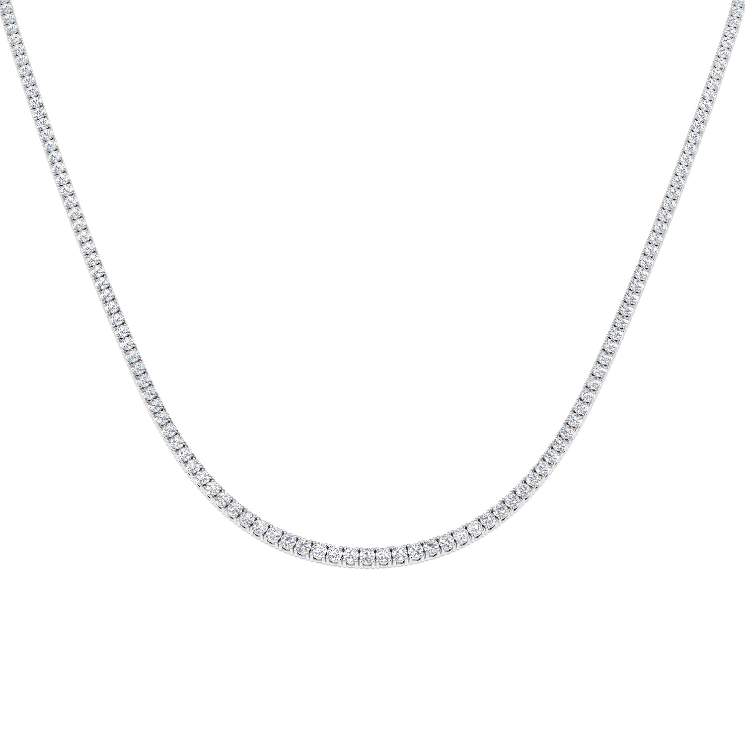 SN1634A — Necklace - 9k White Gold
