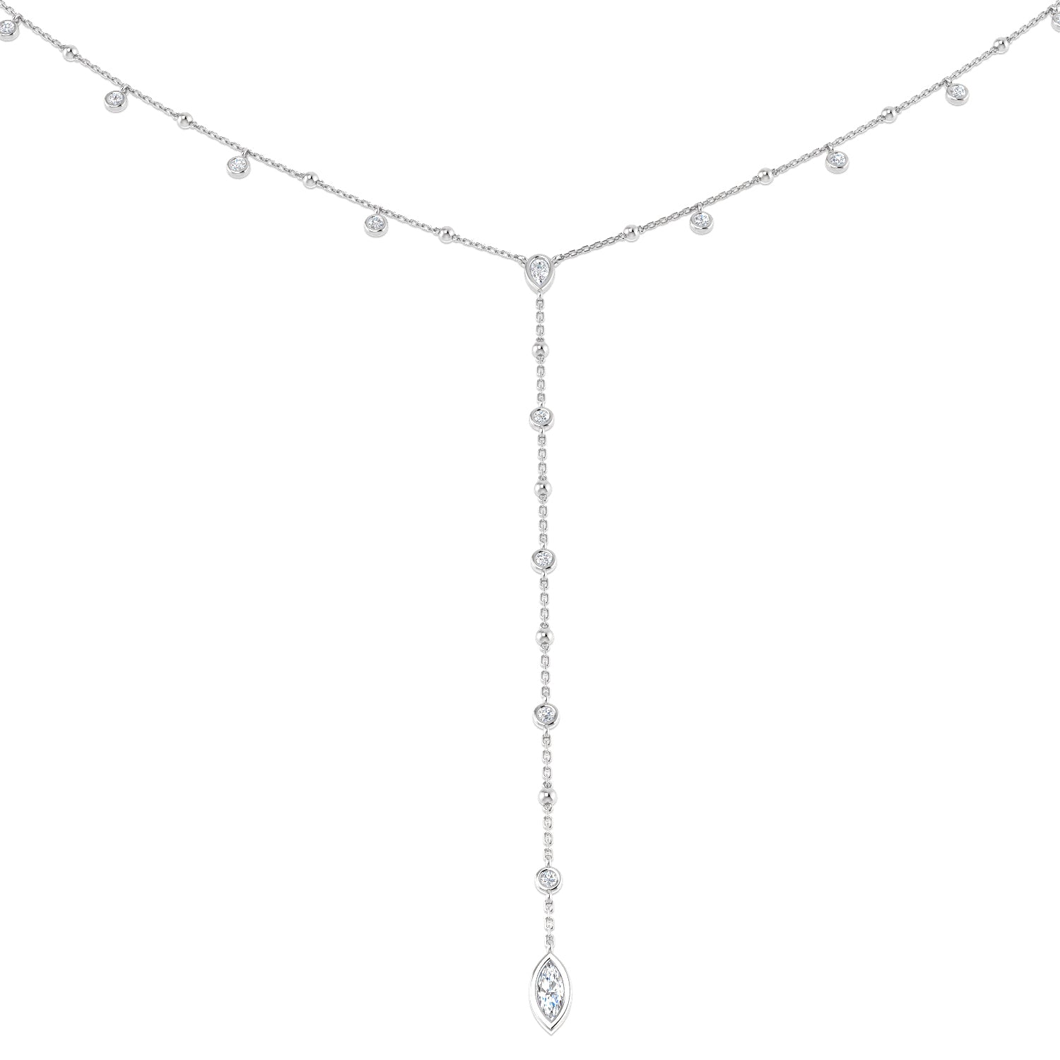 SN1658 — Necklace - 9k White Gold