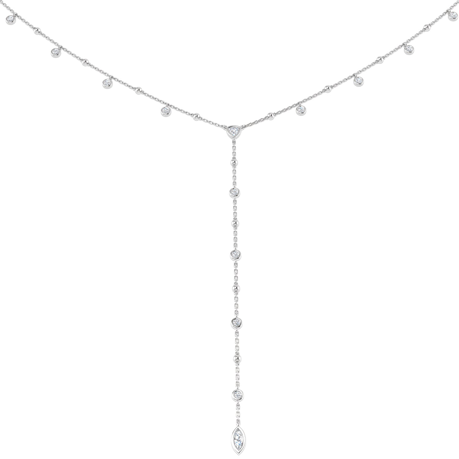 SN1661 — Necklace - 9k White Gold