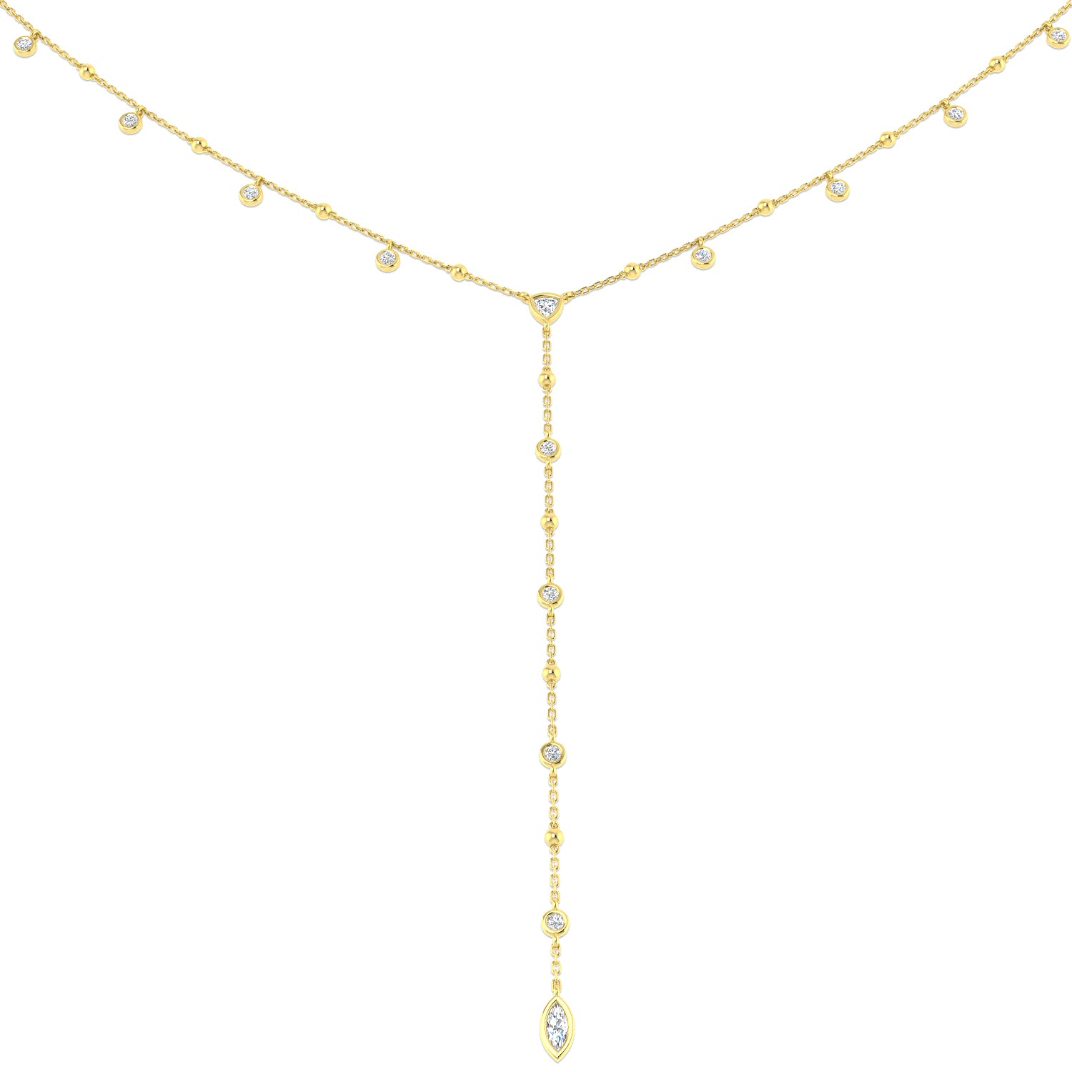 SN1661 — Necklace - 9k Yellow Gold