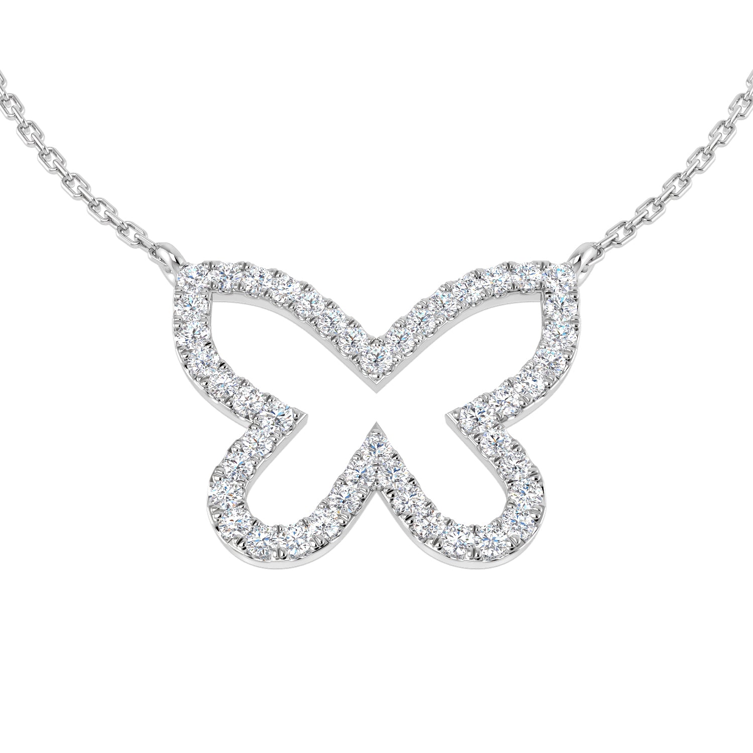 SN1664 — Necklace - 9k White Gold