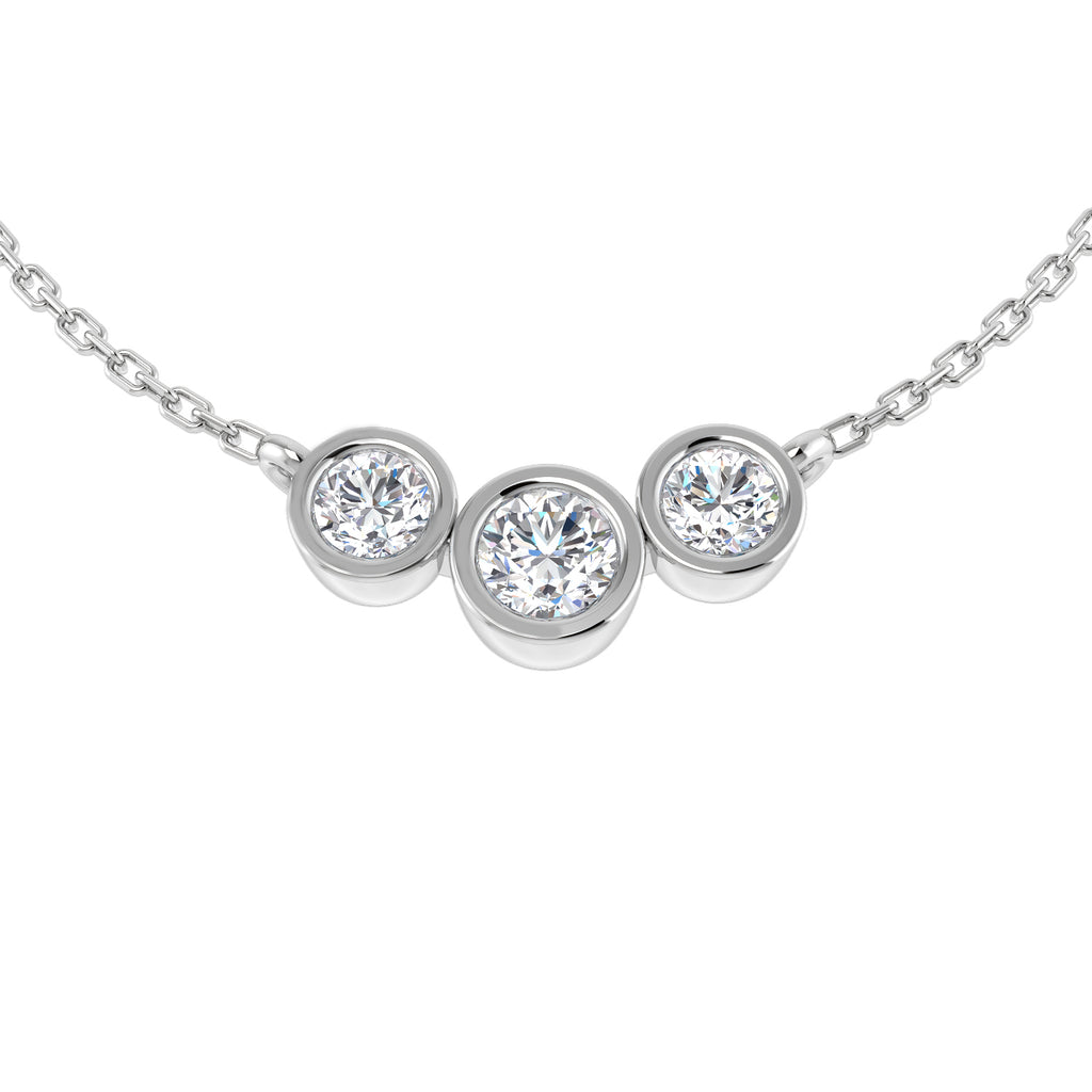 SN1666 — Necklace - 9k White Gold