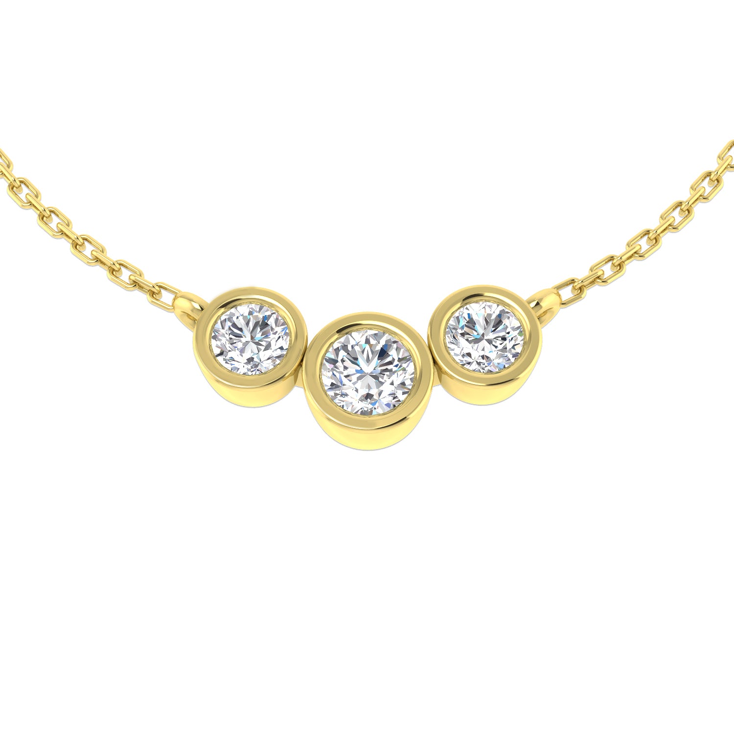 SN1666 — Necklace - 9k Yellow Gold