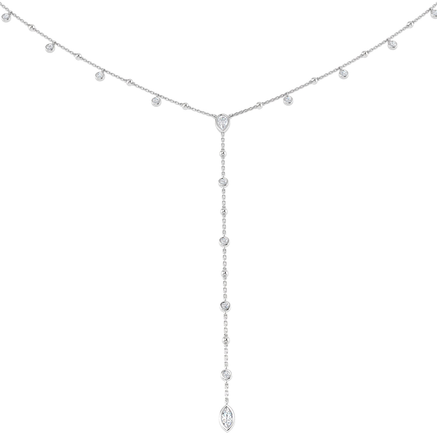 SN1677 — Necklace - 9k White Gold