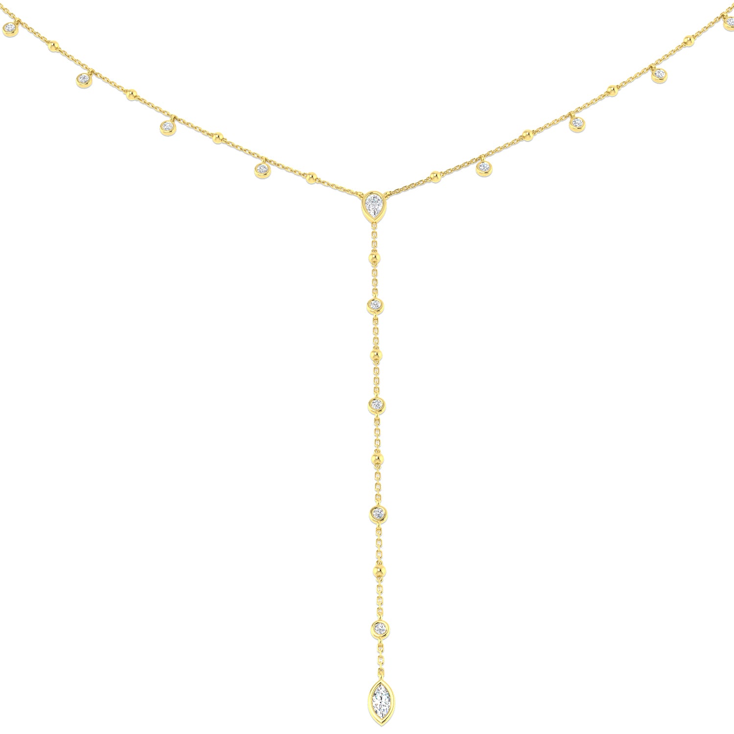 SN1677 — Necklace - 9k Yellow Gold