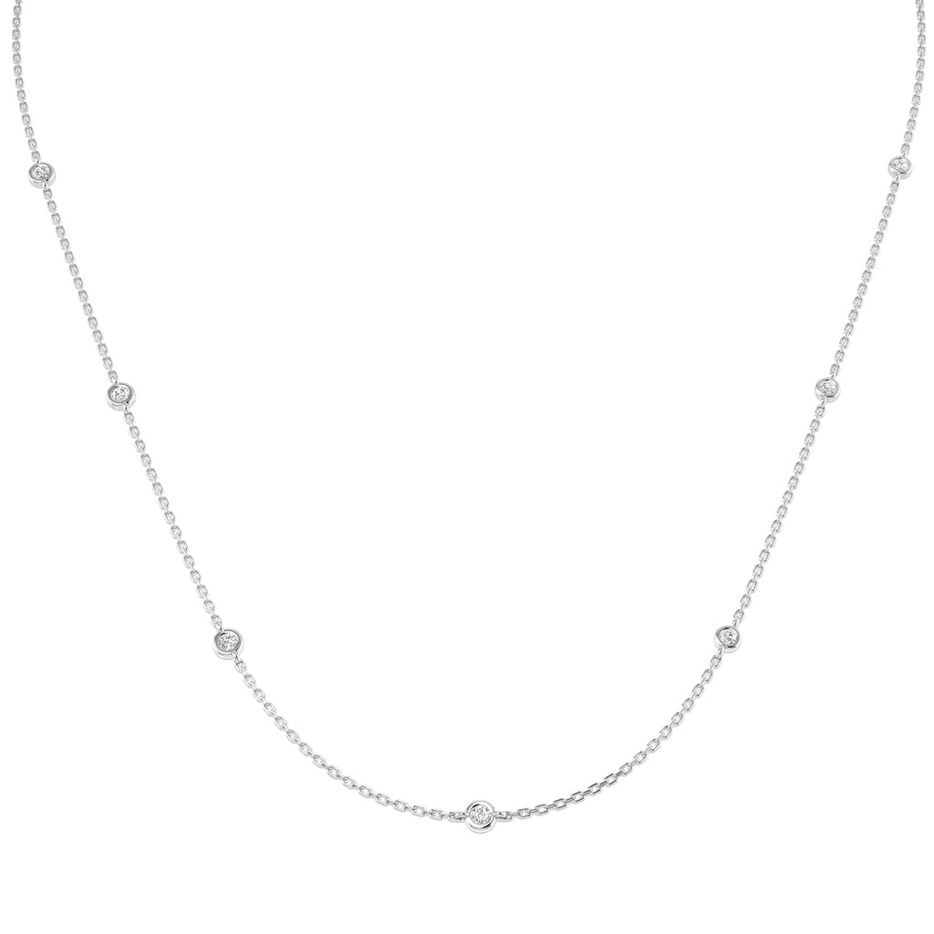 SN1687 — Necklace - 9k White Gold