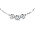 SN1731 — Necklace - 9k White Gold