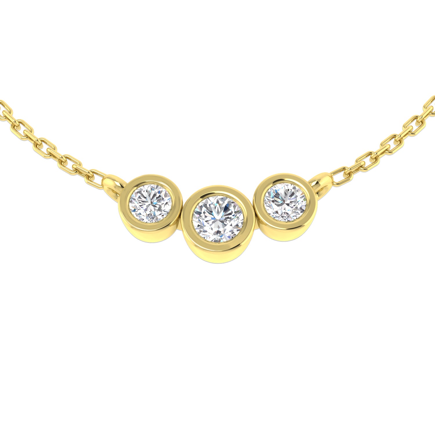 SN1731 — Necklace - 9k Yellow Gold