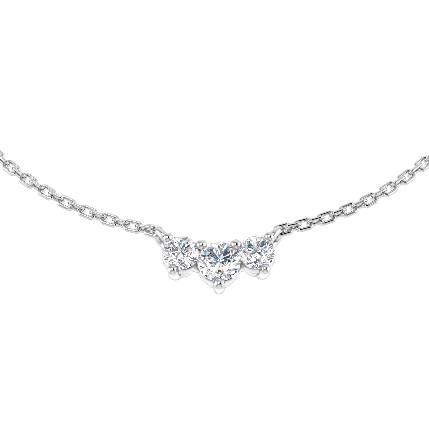 SN1732 — Necklace - 9k White Gold