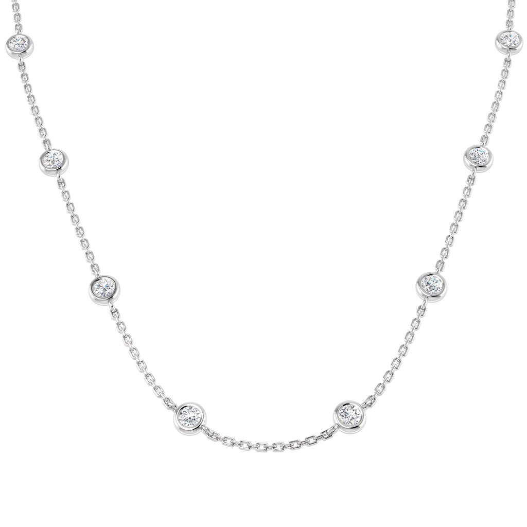 SN1733 — Necklace - 9k White Gold