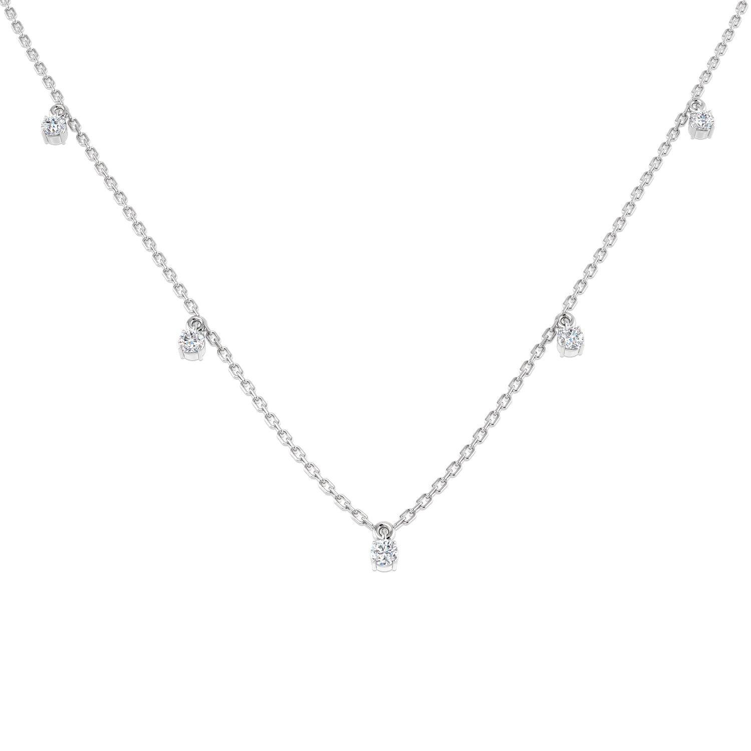 SN1737 — Necklace - 9k White Gold
