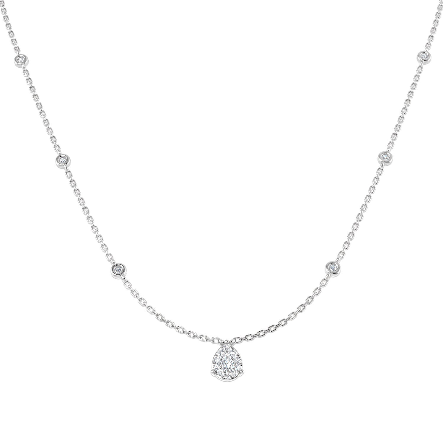 SN1748 — Necklace - 9k White Gold