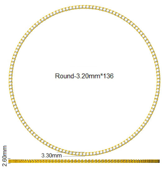 SN1764 — Necklace - 18k White Gold detail