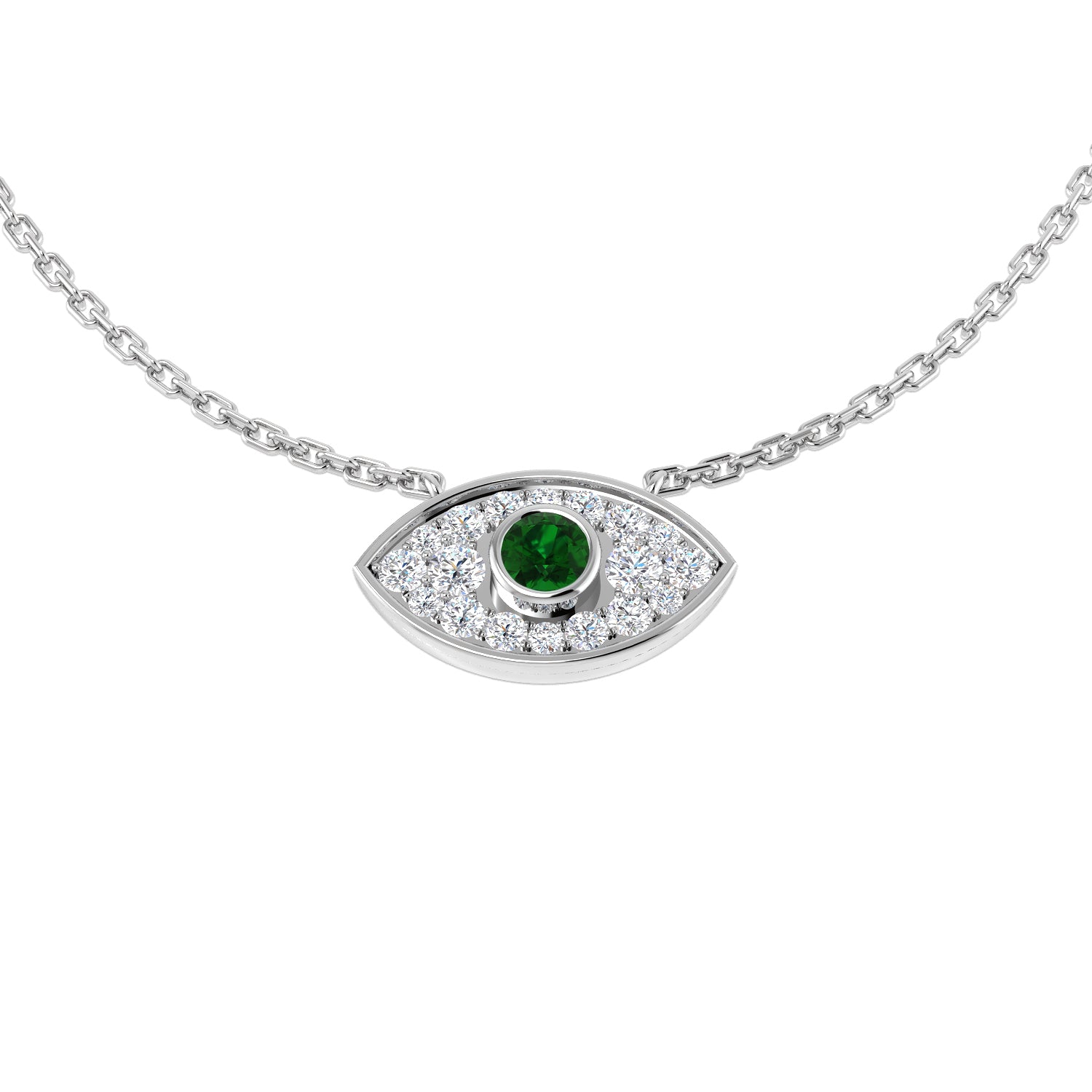 SN1768 — Necklace - 9k White Gold