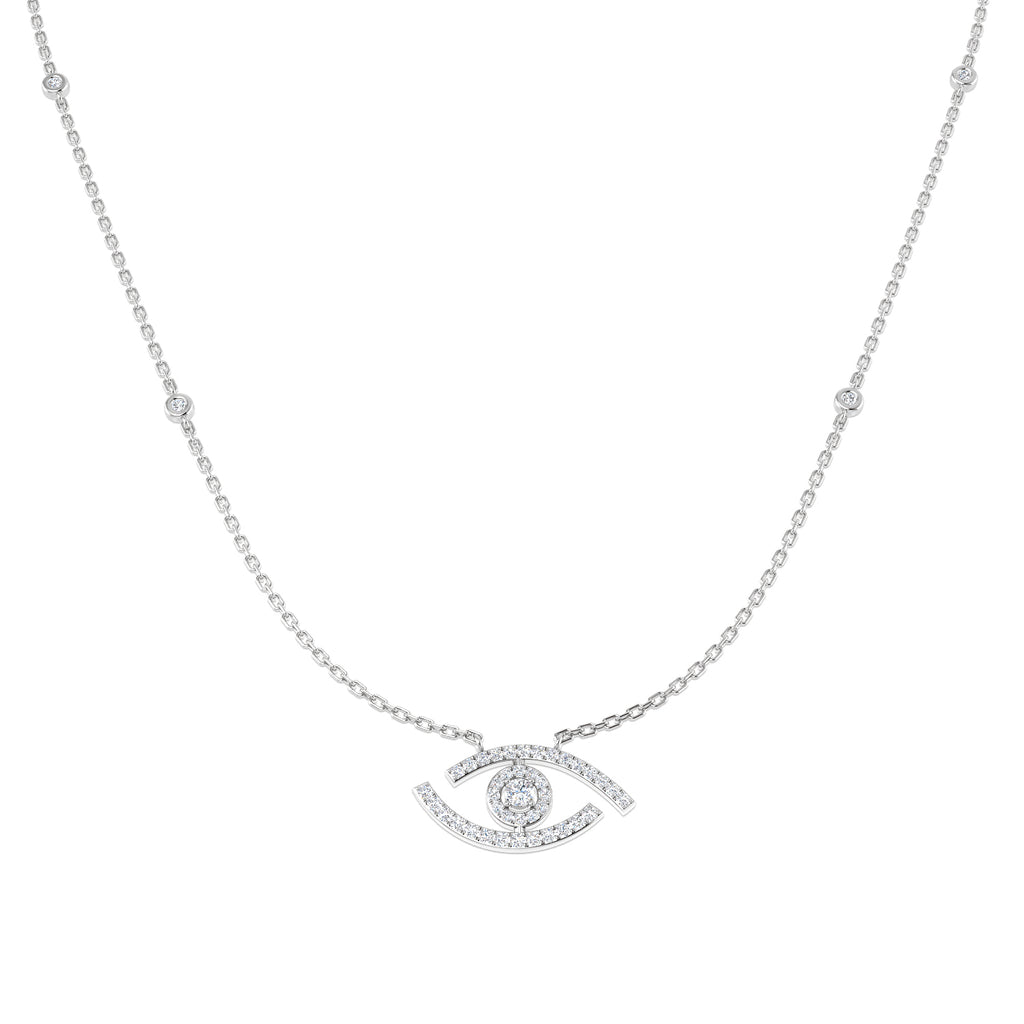 SN1777 — Necklace - 9k White Gold