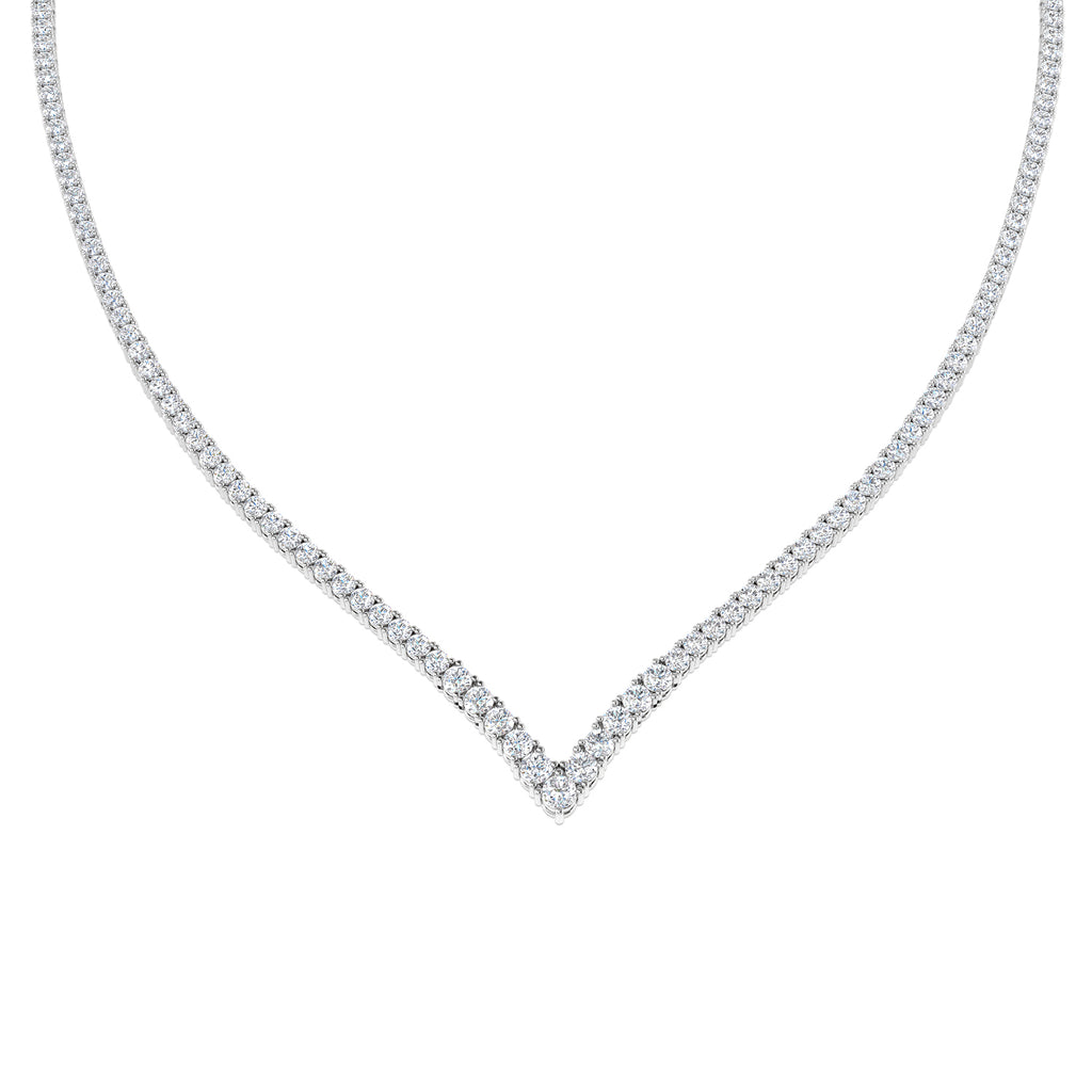 SN1782 — Necklace - 9k White Gold