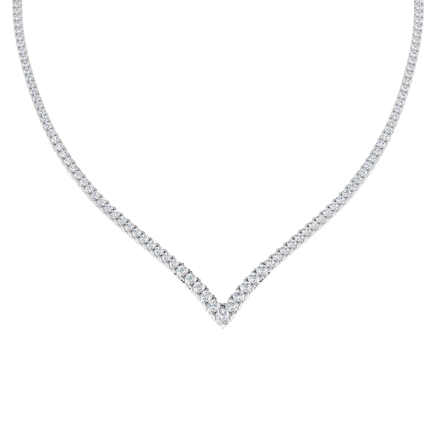 SN1782 — Necklace - 9k White Gold