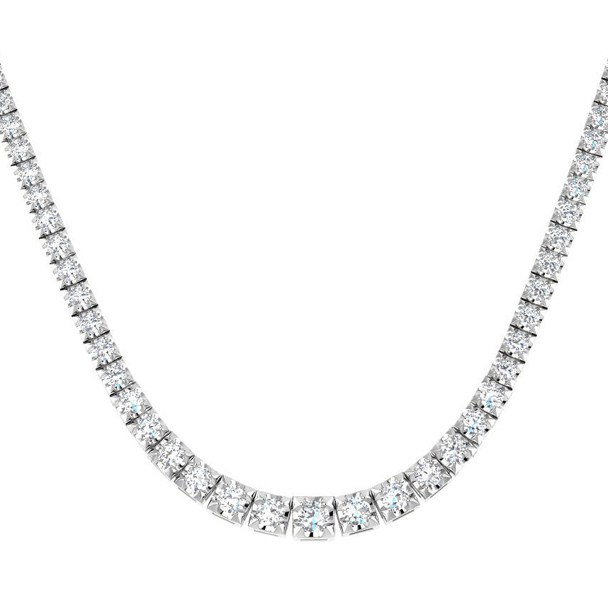 SN1797 — Necklace - 9 KT White Gold