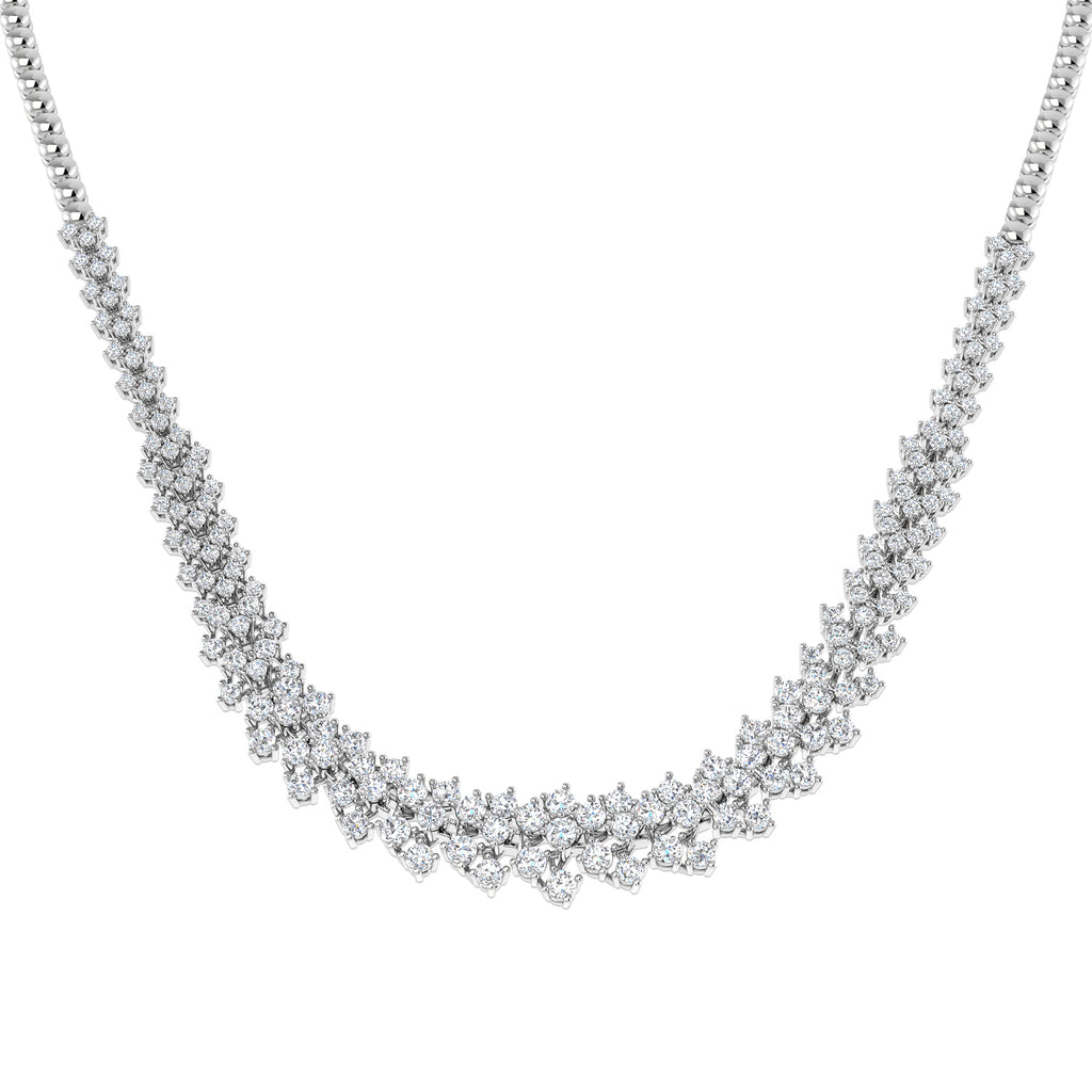 SN1816 — Necklace - 9k White Gold