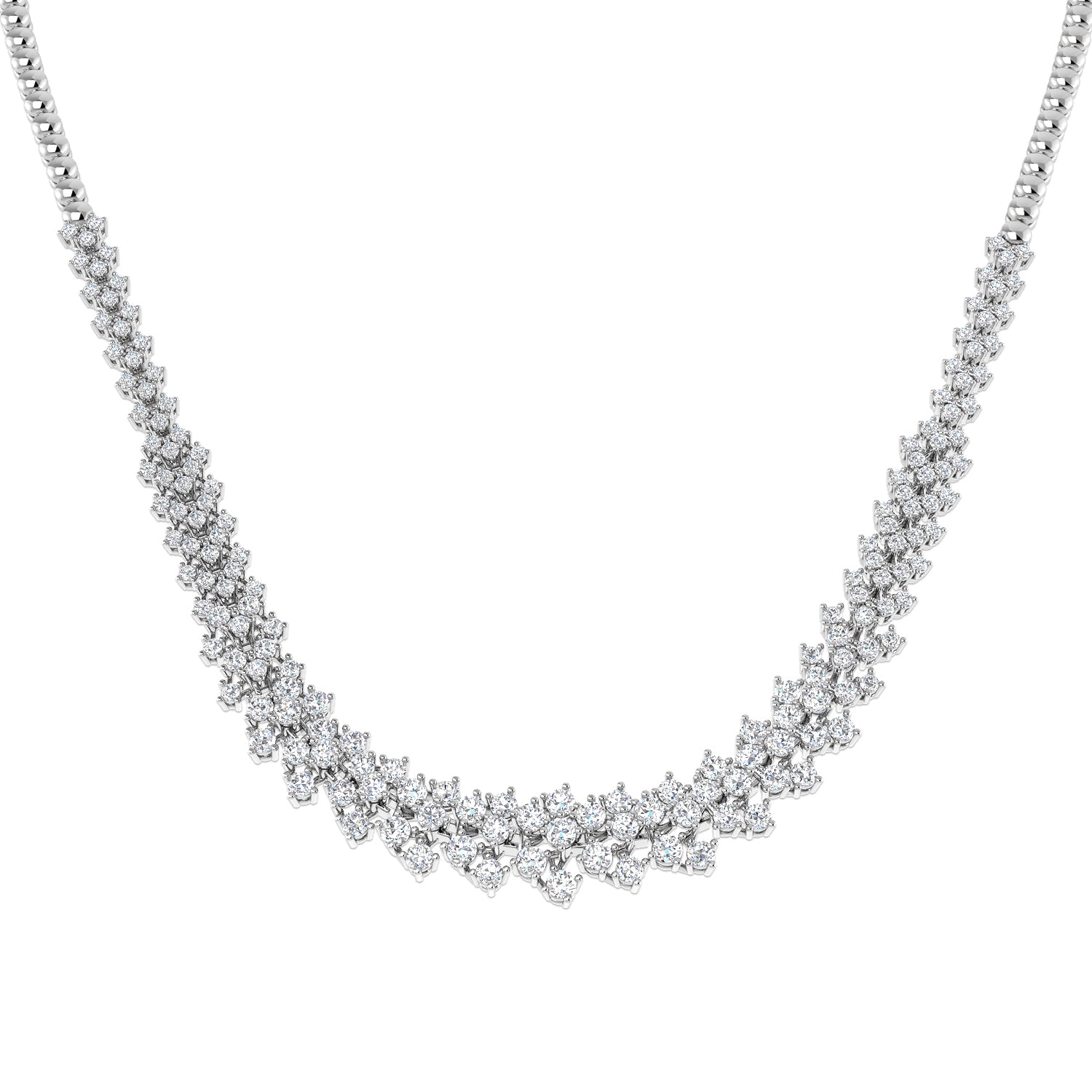SN1816 — Necklace - 9k White Gold