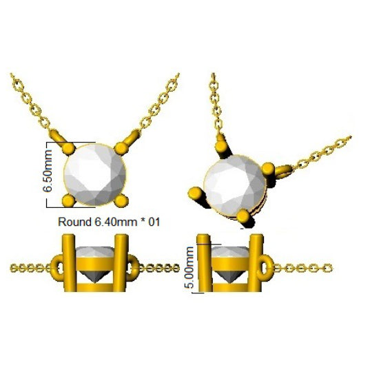 SN1828 — Necklace - 18k White Gold detail