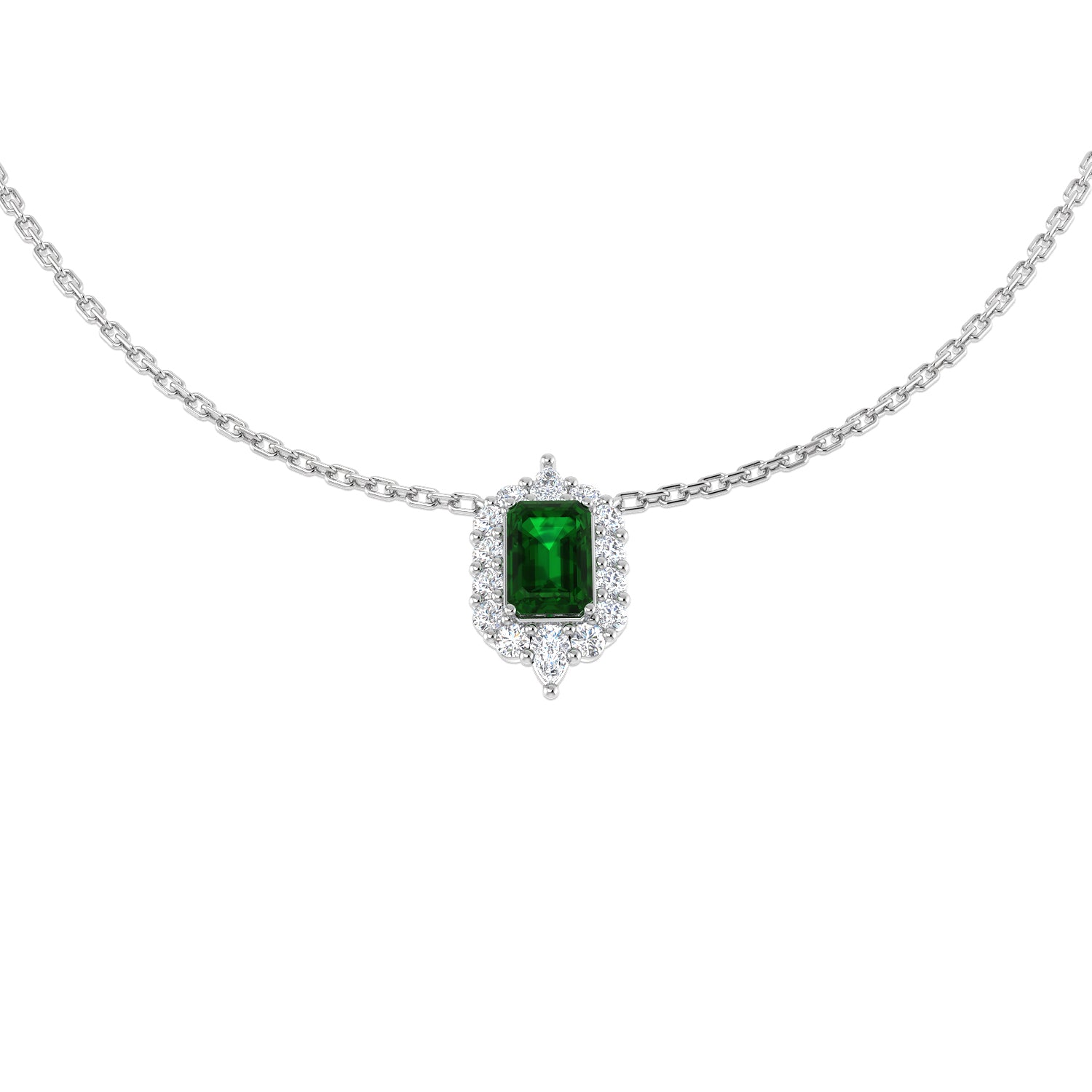 SN1829 — Necklace - 9k White Gold