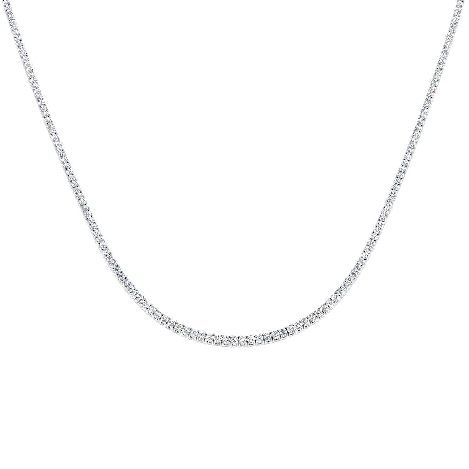 SN1831 — Necklace - 9k White Gold
