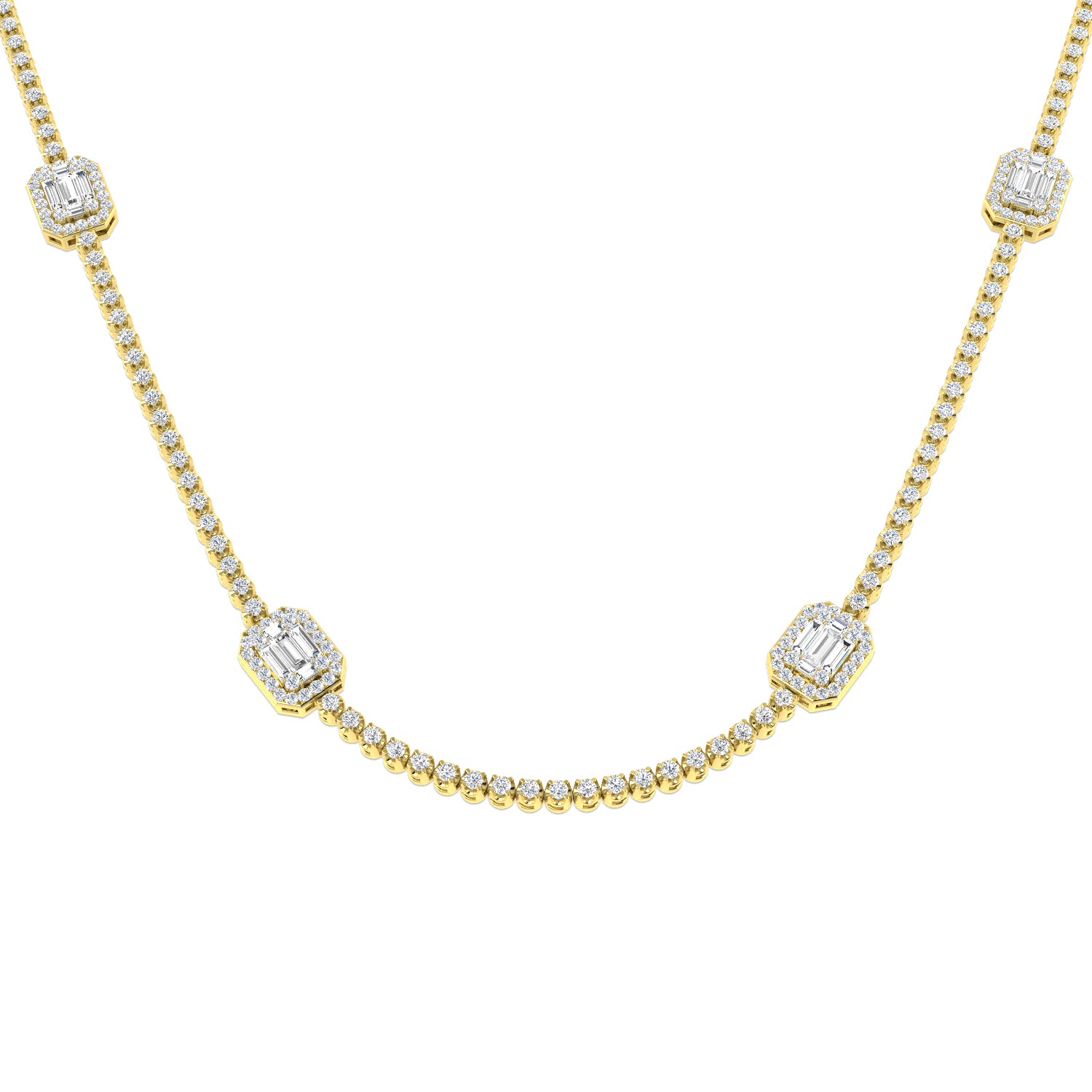 SN1837 — Necklace - 9k Yellow Gold