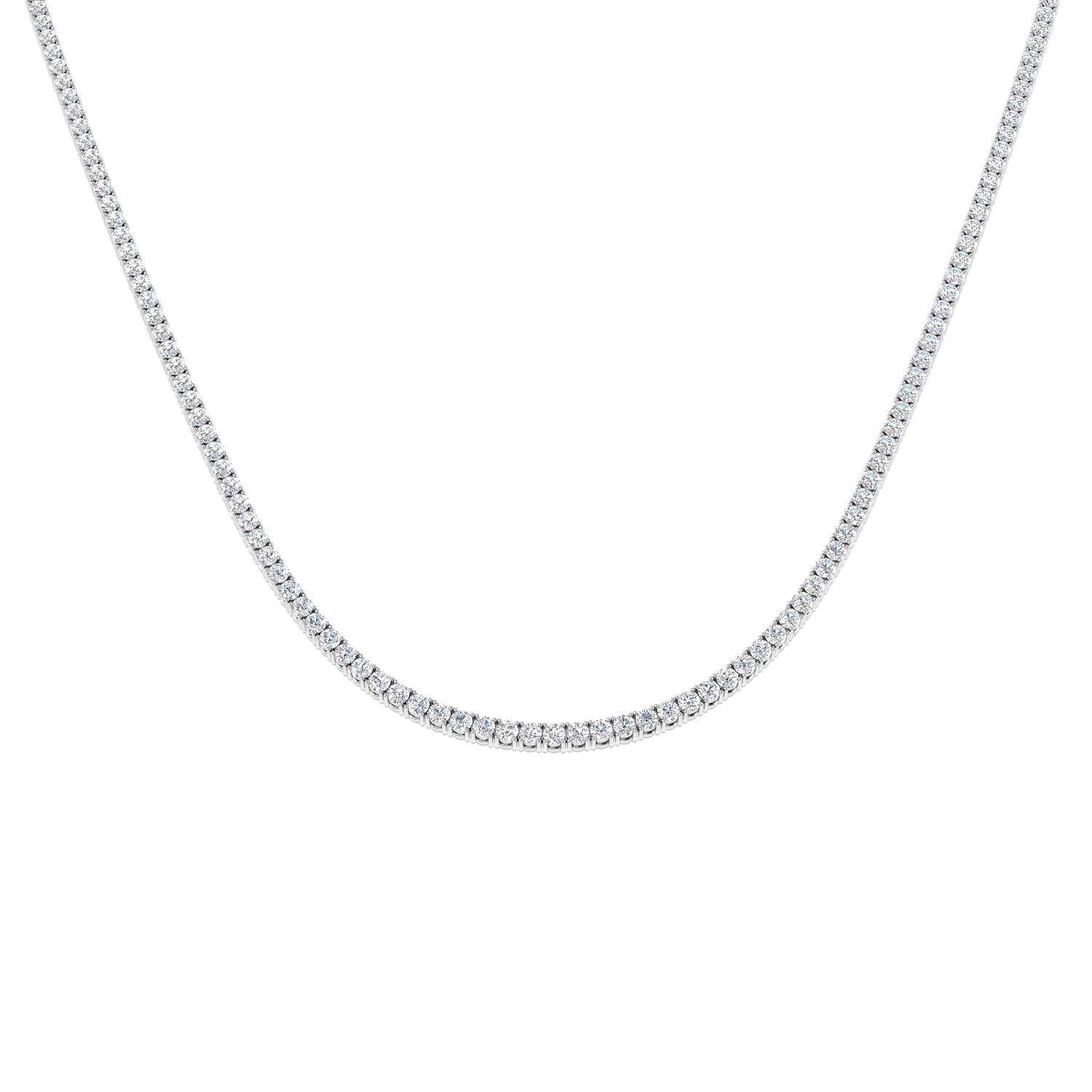 SN1840 — Necklace - 9k White Gold
