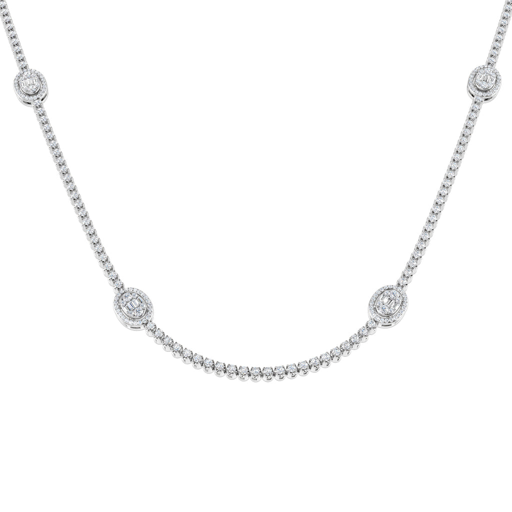 SN1841 — Necklace - 9k White Gold