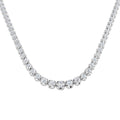 SN1843-13 — Necklace - 9k White Gold