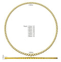 SN1843-17CT — Necklace - 9k Yellow Gold detail