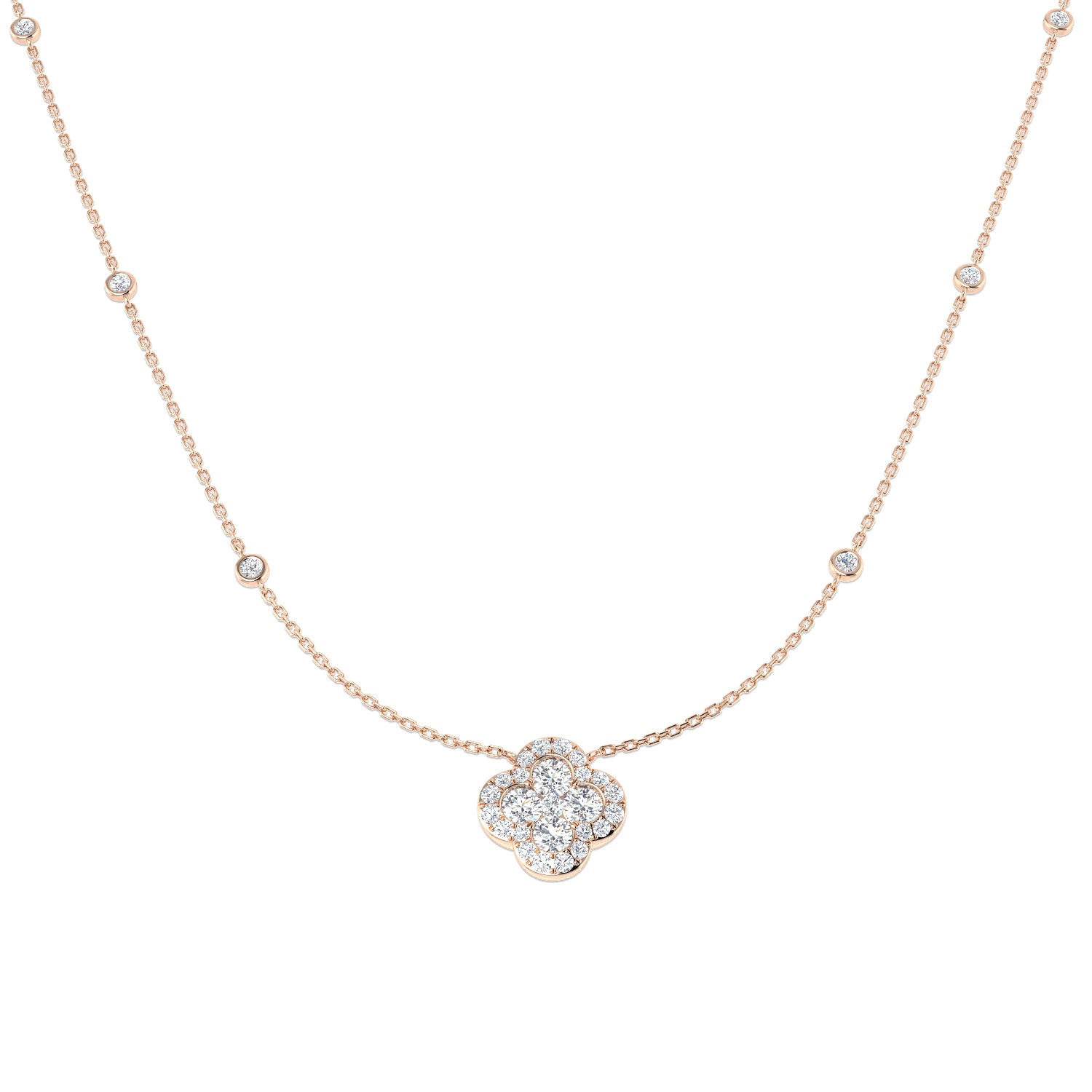 SN1844 — Necklace - 9k Rose Gold