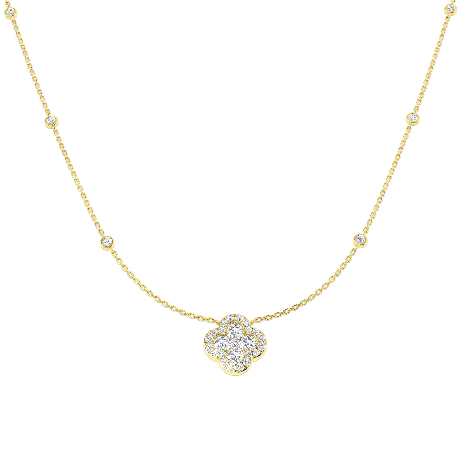 SN1844 — Necklace - 9k Yellow Gold