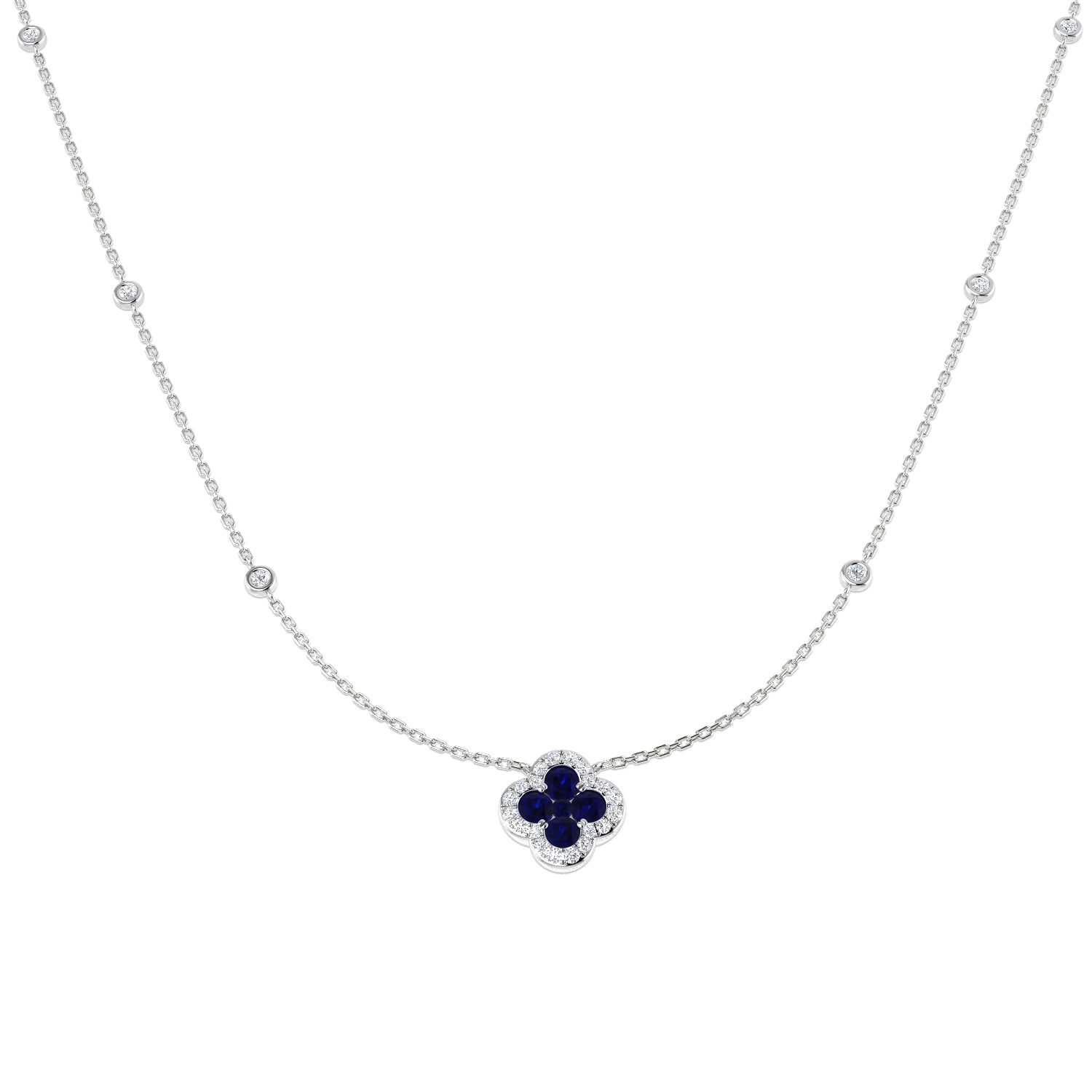 SN1845 — Necklace - 9k Plat