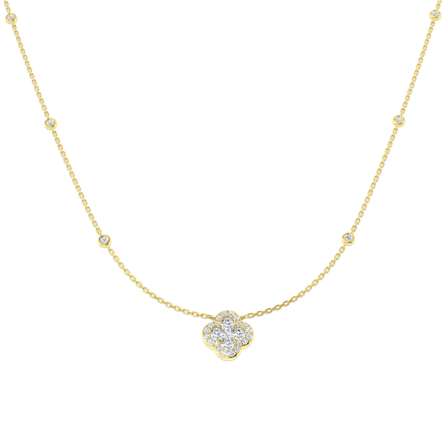 SN1845 — Necklace - 9k Yellow Gold
