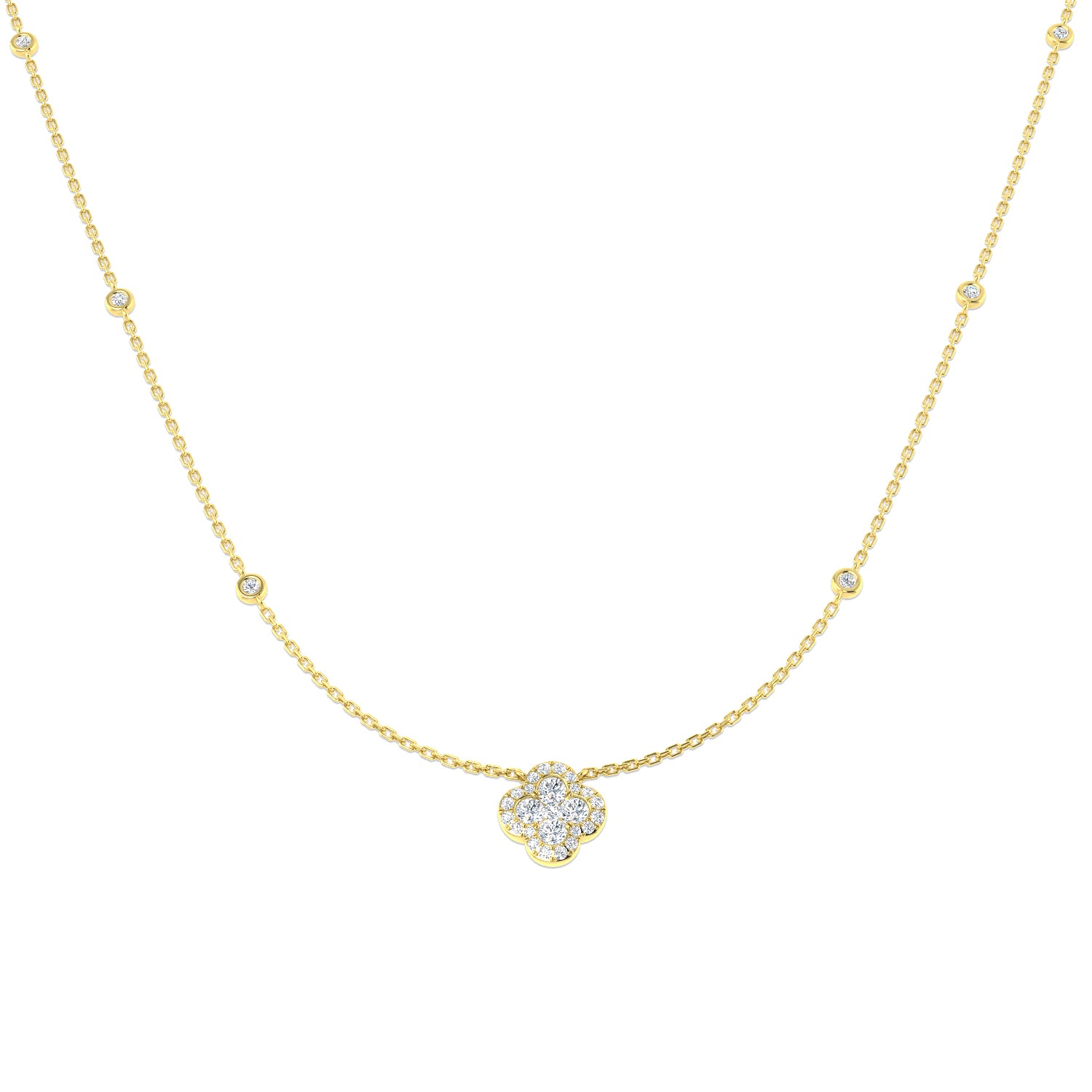SN1846 — Necklace - 9k Yellow Gold
