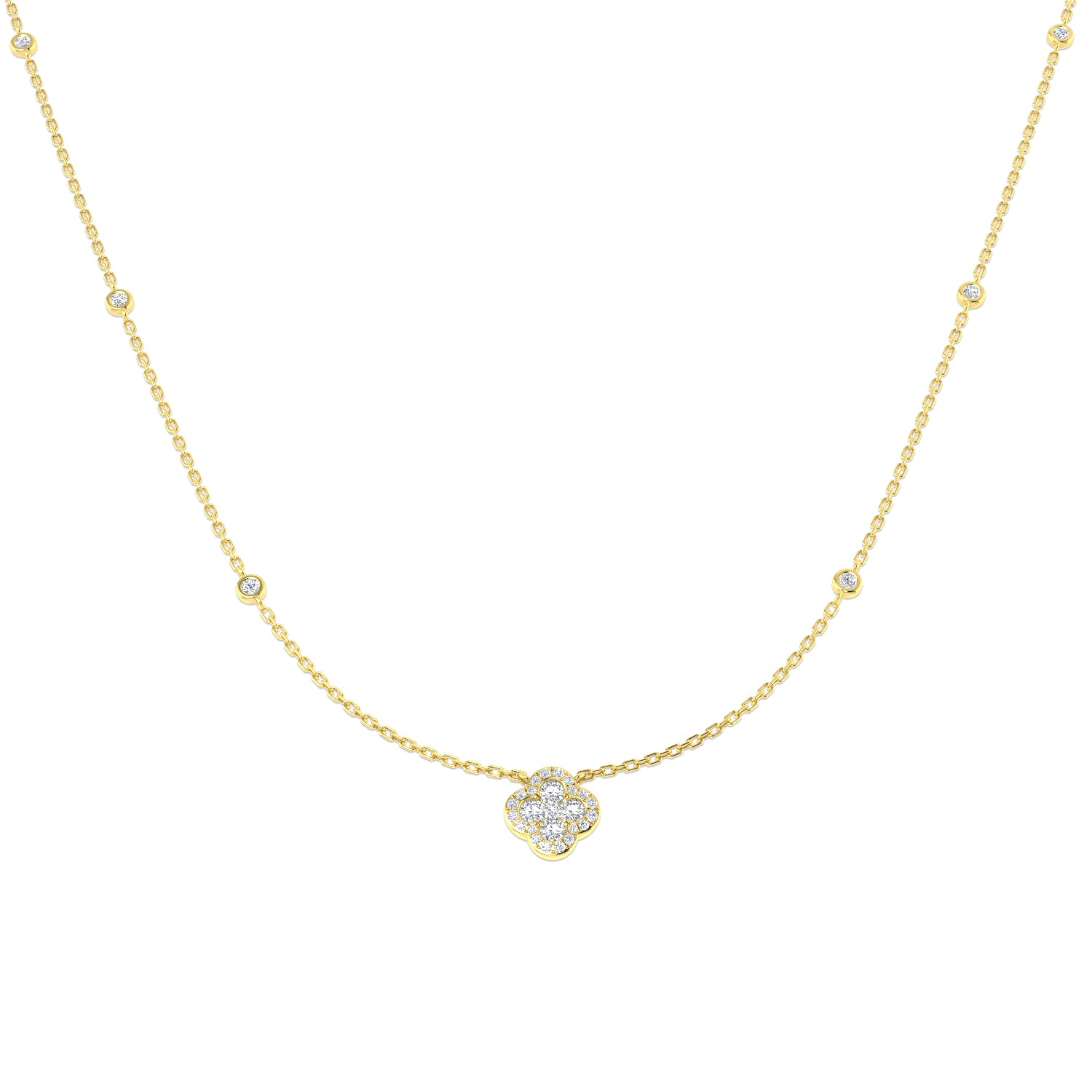 SN1847 — Necklace - 9k Yellow Gold