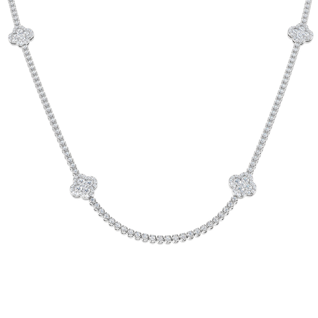 SN1849-22 — Necklace - 9k White Gold