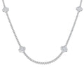 SN1849-22 — Necklace - 9k White Gold