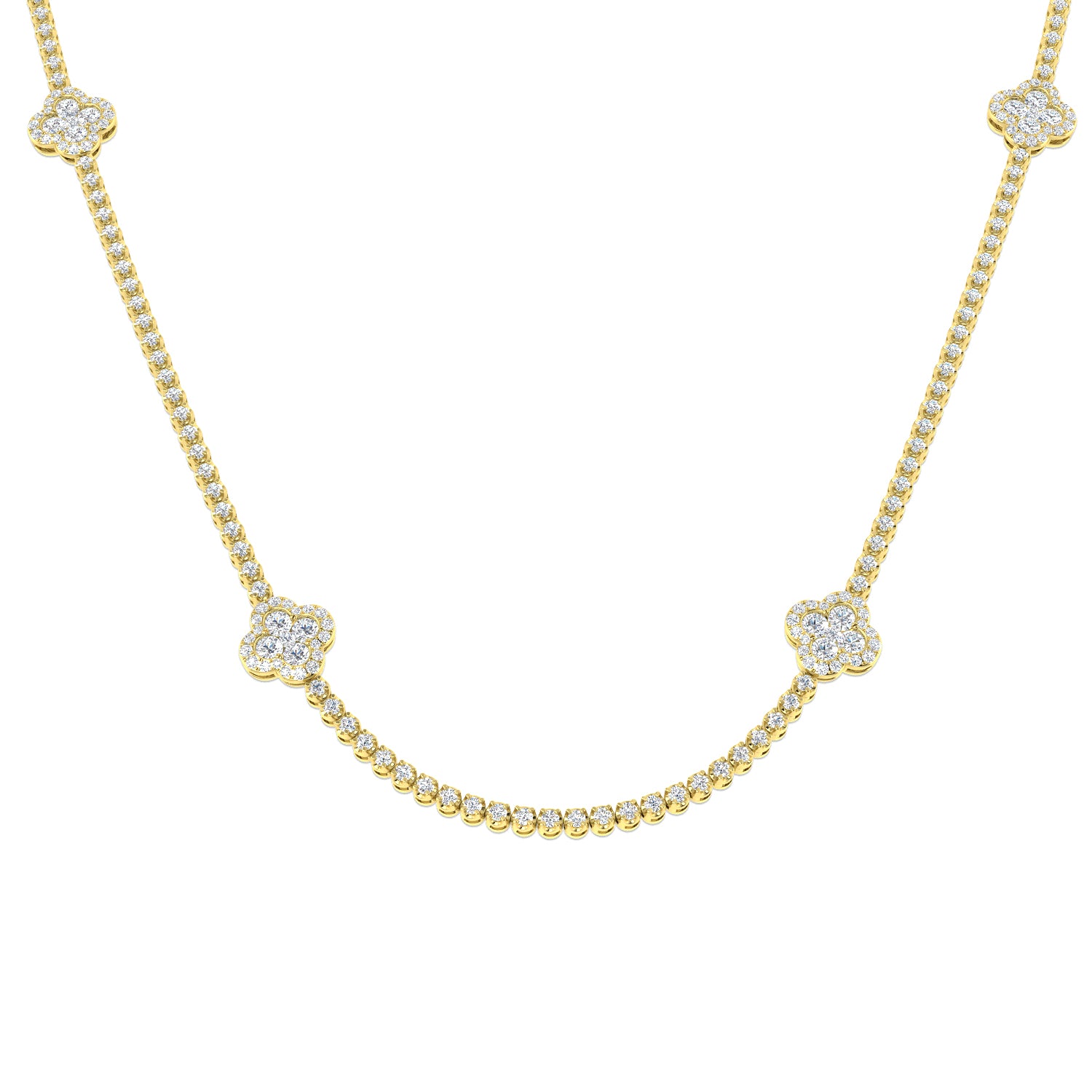 SN1849-22 — Necklace - 9k Yellow Gold