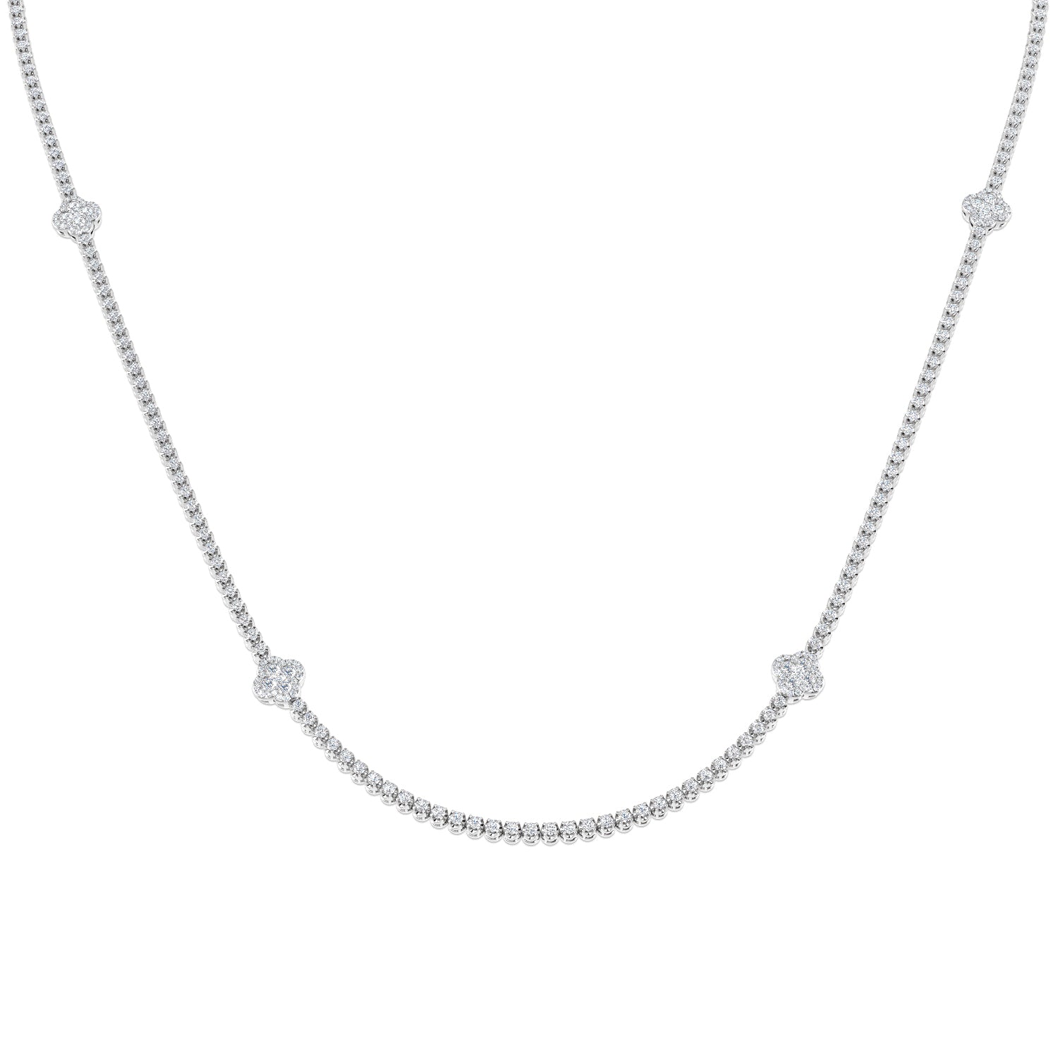 SN1851 — Necklace - 9k White Gold