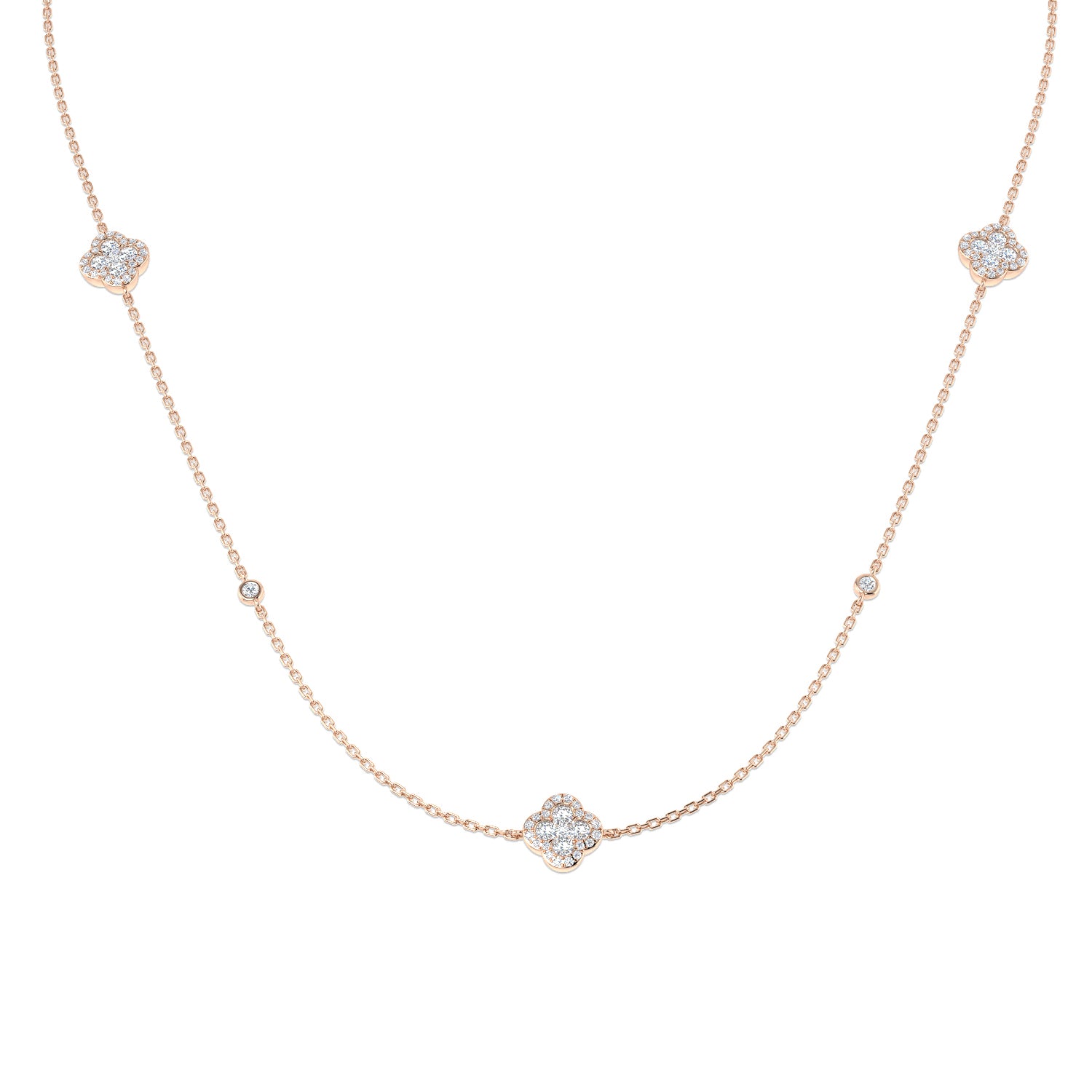 SN1852-36 — Necklace - 9k Rose Gold