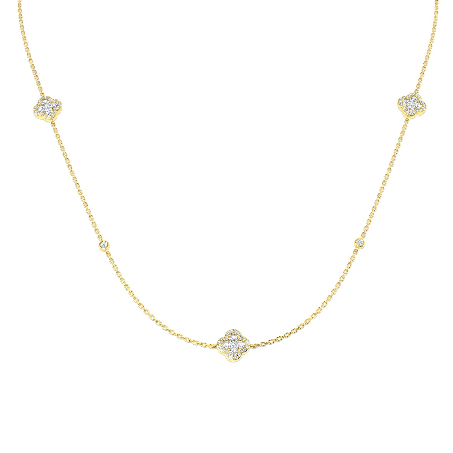 SN1852-36 — Necklace - 9k Yellow Gold