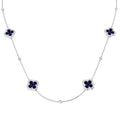 SN1853-18 — Necklace - 9k White Gold